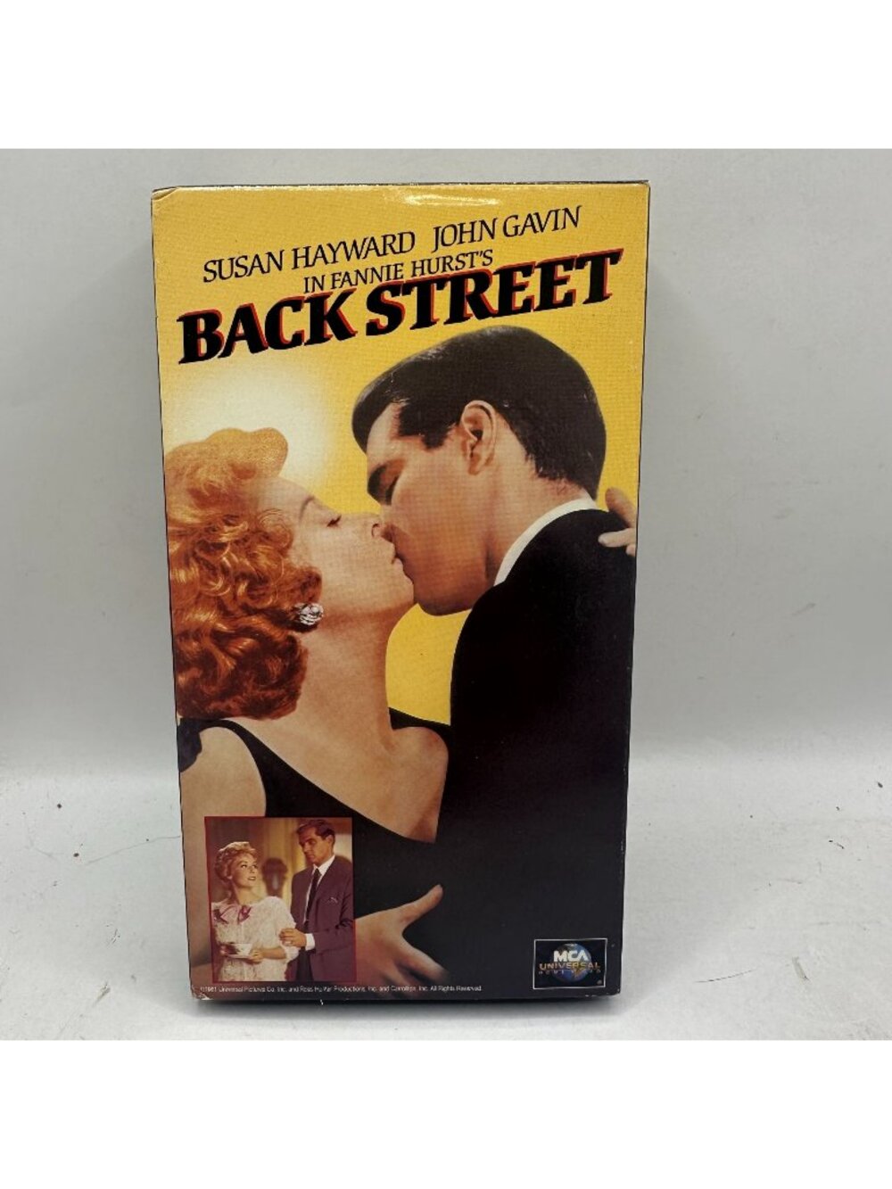 Back Street 1961 VHS Susan Hayward John Gavin Romance Drama Classic MCA Universa